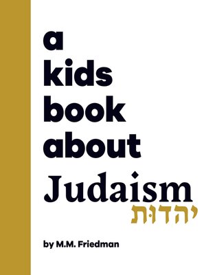 cover image of A Kids Book About Judaism